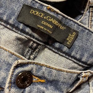 Dolce & Gabbana distressed boyfriend jeans